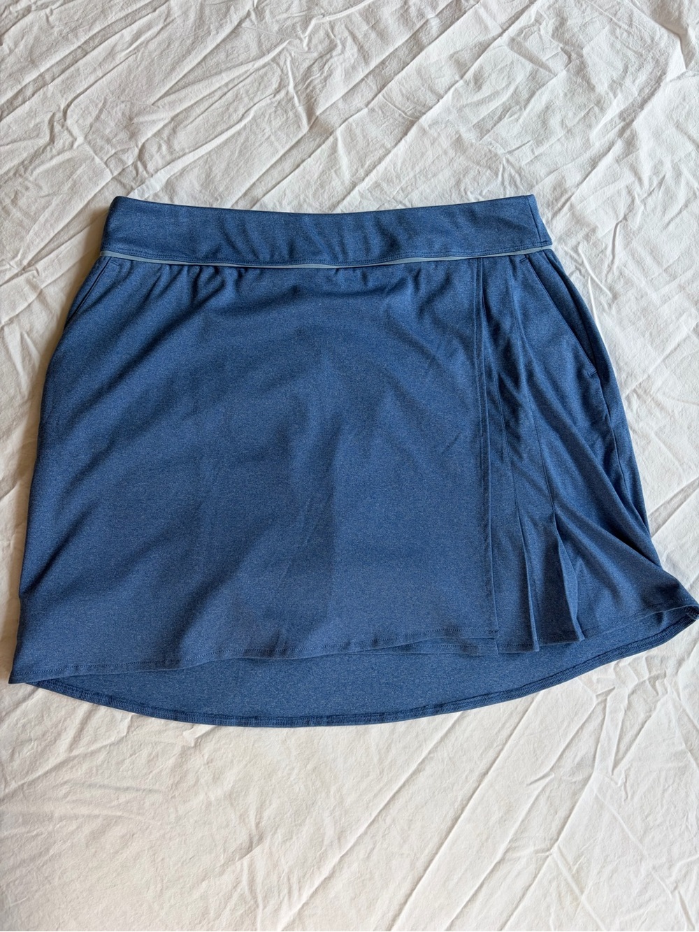 GAIAM Navy High-Low Athletic Skort